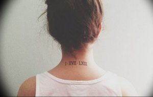 фото тату римские цифры 05.03.2019 №249 - photo tattoo roman numerals - tatufoto.com