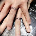 фото тату римские цифры 05.03.2019 №254 - photo tattoo roman numerals - tatufoto.com