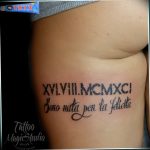 фото тату римские цифры 05.03.2019 №278 - photo tattoo roman numerals - tatufoto.com