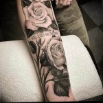 фото тату римские цифры 05.03.2019 №307 - photo tattoo roman numerals - tatufoto.com