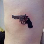 фото тату с пистолето 04.03.2019 №020 - photo tattoo with a gun - tatufoto.com