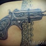 фото тату с пистолето 04.03.2019 №027 - photo tattoo with a gun - tatufoto.com