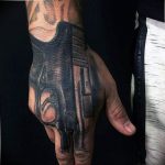 фото тату с пистолето 04.03.2019 №034 - photo tattoo with a gun - tatufoto.com