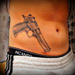 фото тату с пистолето 04.03.2019 №044 - photo tattoo with a gun - tatufoto.com