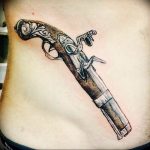 фото тату с пистолето 04.03.2019 №049 - photo tattoo with a gun - tatufoto.com