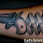 фото тату с пистолето 04.03.2019 №108 - photo tattoo with a gun - tatufoto.com