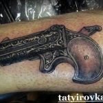 фото тату с пистолето 04.03.2019 №116 - photo tattoo with a gun - tatufoto.com