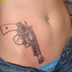 фото тату с пистолето 04.03.2019 №152 - photo tattoo with a gun - tatufoto.com