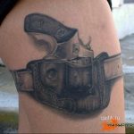 фото тату с пистолето 04.03.2019 №160 - photo tattoo with a gun - tatufoto.com
