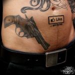 фото тату с пистолето 04.03.2019 №187 - photo tattoo with a gun - tatufoto.com