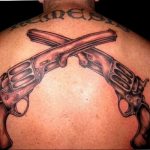 фото тату с пистолето 04.03.2019 №190 - photo tattoo with a gun - tatufoto.com