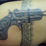 фото тату с пистолето 04.03.2019 №201 - photo tattoo with a gun - tatufoto.com