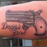 фото тату с пистолето 04.03.2019 №204 - photo tattoo with a gun - tatufoto.com