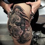 фото тату с пистолето 04.03.2019 №211 - photo tattoo with a gun - tatufoto.com