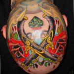 фото тату с пистолето 04.03.2019 №217 - photo tattoo with a gun - tatufoto.com