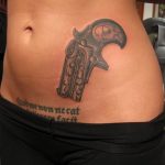 фото тату с пистолето 04.03.2019 №222 - photo tattoo with a gun - tatufoto.com