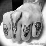 фото тату скелеты животных 25.03.2019 №020 - animal skeletons tattoo - tatufoto.com