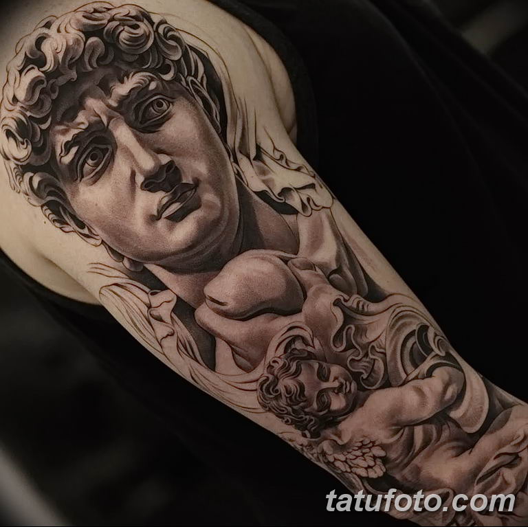 фото тату скульптура (статуя) 06.03.2019 №003 - tattoo sculpture (statue) - tatufoto.com