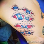 фото тату флаг 03.03.2019 №125 - идея для рисунка тату с флагом - tatufoto.com