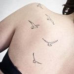 фото тату чайка 06.03.2019 №007 - photo tattoo seagull - tatufoto.com