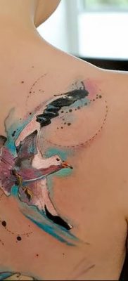 фото тату чайка 06.03.2019 №047 — photo tattoo seagull — tatufoto.com