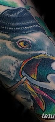 фото тату чайка 06.03.2019 №050 — photo tattoo seagull — tatufoto.com