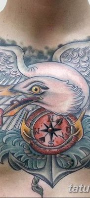 фото тату чайка 06.03.2019 №066 — photo tattoo seagull — tatufoto.com