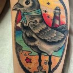 фото тату чайка 06.03.2019 №102 - photo tattoo seagull - tatufoto.com