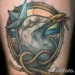 фото тату чайка 06.03.2019 №111 - photo tattoo seagull - tatufoto.com