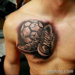 фото футбольный мяч 29.03.2019 №003 - tattoo soccer ball - tatufoto.com