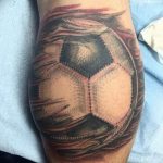 фото футбольный мяч 29.03.2019 №006 - tattoo soccer ball - tatufoto.com