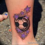 фото футбольный мяч 29.03.2019 №012 - tattoo soccer ball - tatufoto.com