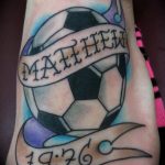 фото футбольный мяч 29.03.2019 №029 - tattoo soccer ball - tatufoto.com