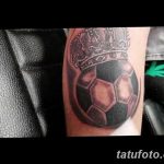 фото футбольный мяч 29.03.2019 №038 - tattoo soccer ball - tatufoto.com
