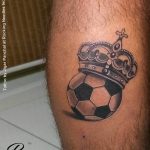 фото футбольный мяч 29.03.2019 №042 - tattoo soccer ball - tatufoto.com
