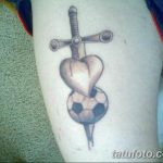 фото футбольный мяч 29.03.2019 №052 - tattoo soccer ball - tatufoto.com