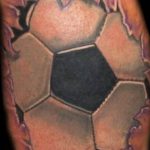 фото футбольный мяч 29.03.2019 №061 - tattoo soccer ball - tatufoto.com