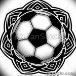 фото футбольный мяч 29.03.2019 №067 - tattoo soccer ball - tatufoto.com