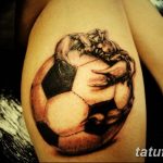 фото футбольный мяч 29.03.2019 №068 - tattoo soccer ball - tatufoto.com