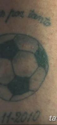 фото футбольный мяч 29.03.2019 №079 — tattoo soccer ball — tatufoto.com