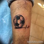 фото футбольный мяч 29.03.2019 №081 - tattoo soccer ball - tatufoto.com