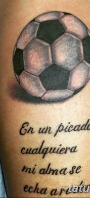 фото футбольный мяч 29.03.2019 №082 — tattoo soccer ball — tatufoto.com