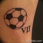фото футбольный мяч 29.03.2019 №084 - tattoo soccer ball - tatufoto.com