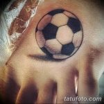 фото футбольный мяч 29.03.2019 №085 - tattoo soccer ball - tatufoto.com