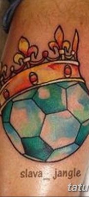 фото футбольный мяч 29.03.2019 №086 — tattoo soccer ball — tatufoto.com