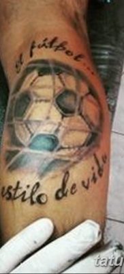 фото футбольный мяч 29.03.2019 №089 — tattoo soccer ball — tatufoto.com