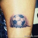 фото футбольный мяч 29.03.2019 №094 - tattoo soccer ball - tatufoto.com