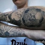 фото футбольный мяч 29.03.2019 №096 - tattoo soccer ball - tatufoto.com