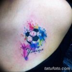 фото футбольный мяч 29.03.2019 №098 - tattoo soccer ball - tatufoto.com