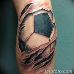 фото футбольный мяч 29.03.2019 №124 - tattoo soccer ball - tatufoto.com